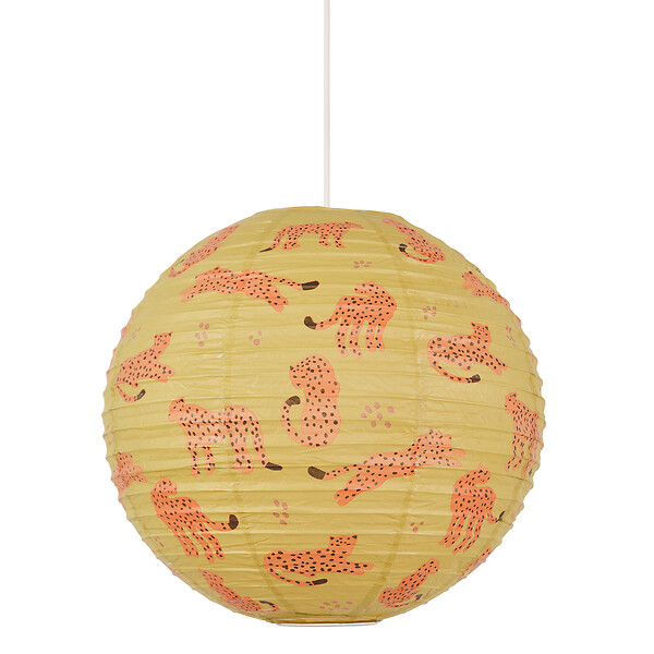 COREP - Suspension boule - Papier de riz - Panthère - D40cm - large