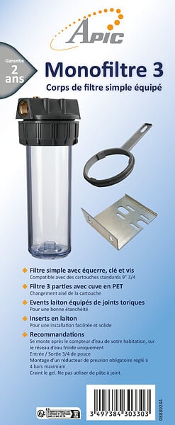 APIC - Monofiltre 3 - Filtre simple Apic - large