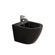 KIAMAMI VALENTINA - Bidet Suspendu Arrondi Noir Mat | Folk - vignette