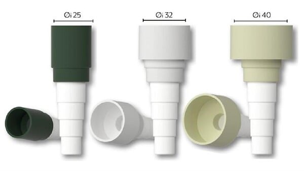 ASPEN - Connecteur adaptateur - Ø 20mm- réf : 9899-145-01 - ASPEN - large