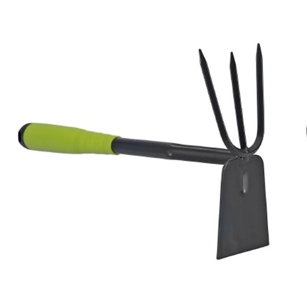 ITOOLS - Kit 3 outils de jardin Acier renforcé Manche plastique Serfouette Transplantoir Rateau ITOOLS - large