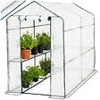 TECTAKE - Serre de jardin souple 2,23 m² blanc - vignette
