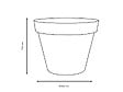 EDA - Pot de fleur rond Toscane à˜ 100 x H.79 cm - Vert laurier - Eda - vignette