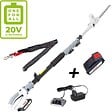 IKRA - Taille haie sur perche téléscopique 20V - Coupe longueur 40 cm - Batterie lithium 2.0Ah Chargeur 20V - IKRA - vignette