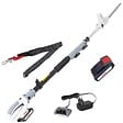 IKRA - Taille haie sur perche téléscopique 20V - Coupe longueur 40 cm - Batterie lithium 2.0Ah Chargeur 20V - IKRA - vignette