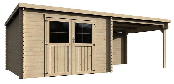 DECOR ET JARDIN - Abri de jardin Eden en bois - 8.16m² - large