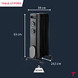 THOMSON - Radiateur mobile bain d'huile THOMSON CALISTA 2000W noir - vignette