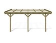 ALTANKA - Carport, abri de voiture  3x5.24 m - 15 m2 - adossé  - CAR7-2 - vignette