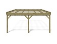 ALTANKA - Carport, abri de voiture  5.8x5.06 m - 29 m2 - adossé  - CAR23 - vignette