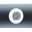 ANJOS - Bouche VMC plastique blanc ajustable ANJOS BOREA avec manchette placo - Diamètre (mm): 125 - vignette