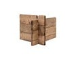 ALTANKA - Abri de jardin en bois - 7.5m2 - 2.5x3m - Traité - Ep. 28mm - Couleur: marron - DOM675 - vignette
