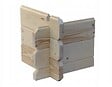 ALTANKA - Terrasse en bois avec balustrade pour abri en bois - 8m2 - 4m x 2m - couleur: naturel - DOM18 - vignette