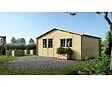 ALTANKA - Abri de jardin en bois - 30m2 - 6x5m - Ep. 40mm - Couleur: naturel - DOM747 - vignette