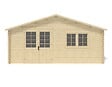 ALTANKA - Abri de jardin en bois - 30m2 - 6x5m - Ep. 40mm - Couleur: naturel - DOM747 - vignette