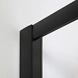 KIAMAMI VALENTINA - Porte De Douche Niche 150 Cm Noir Mat Coulissant | City - vignette