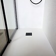 KIAMAMI VALENTINA - Porte De Douche Niche 150 Cm Noir Mat Coulissant | City - vignette