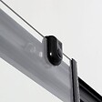 KIAMAMI VALENTINA - Porte De Douche Niche Noir Mat Coulissante 130 Cm | City - vignette