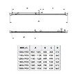 KIAMAMI VALENTINA - Porte De Douche Niche Noir Mat Avec 1 Porte Fixe Et 1 Porte Coulissante De 100 Cm + Paroi Fixe L: 80 Cm H: 190 Cm Verre Transparent | City - vignette