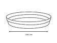 EDA - Soucoupe Ø 40,50 cm pour pot Ø 60 cm - vert laurier - Eda - vignette