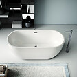 STANO - Baignoire îlot design ovale BOSTON blanche 180 cm - vignette