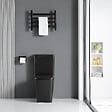 STANO - Toilette WC à poser BRAGADO en céramique noir mat - vignette