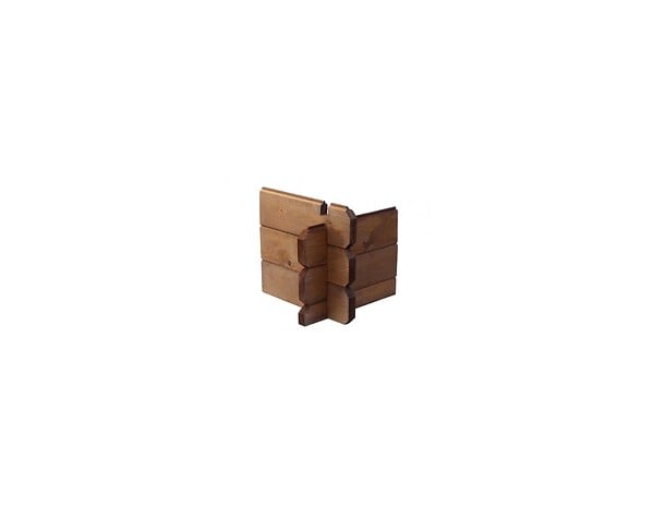 ALTANKA - Abri de jardin en bois - 8m2 - 3x3m - Traité - Ep. 28mm - Couleur: marron - DOM753 - large