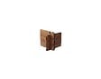 ALTANKA - Abri de jardin en bois - 8m2 - 3x3m - Traité - Ep. 28mm - Couleur: marron - DOM753 - vignette