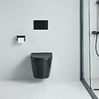 STANO - Cuvette WC suspendu TERCERO noir mat - sans bride et avec frein de chute - vignette