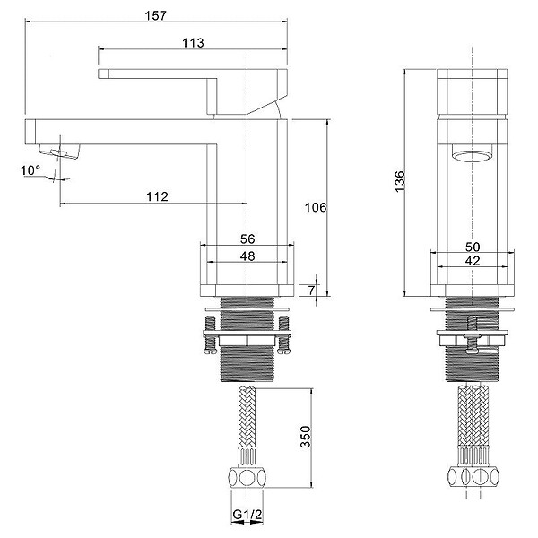 STANO - Robinet mitigeur lavabo MANZO - large
