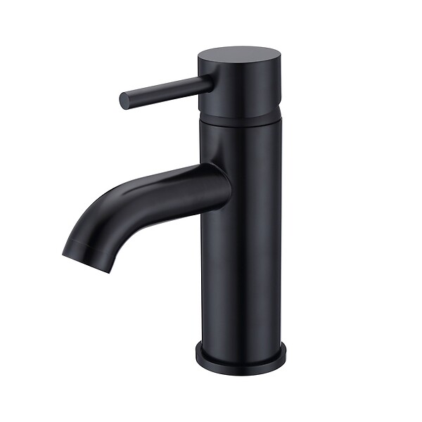 STANO - Robinet mitigeur lavabo PICO noir mat - large