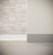 AURLANE - Porte de Douche Pivotante 70x180 cm en Verre Trempe 5 mm - Finition Or Brosse - GOLD ELEMENTARY - vignette