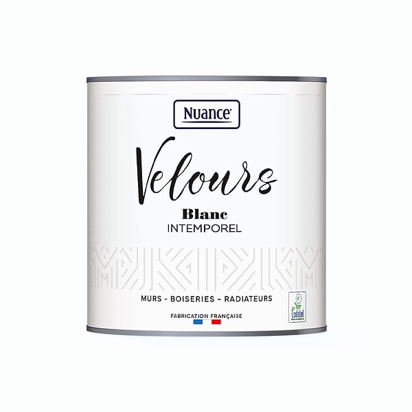 NUANCE - Peinture Velours - Blanc intemporel - 0,5L - large