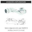 STANO - Baignoire îlot design ovale BOSTON blanche 180 cm - vignette