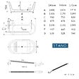 STANO - Baignoire îlot design ovale FINDLAY blanche 171 cm - vignette