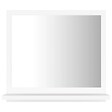 VIDAXL - vidaXL Miroir de salle de bain Blanc 40x10,5x37 cm Bois d’ingénierie - vignette