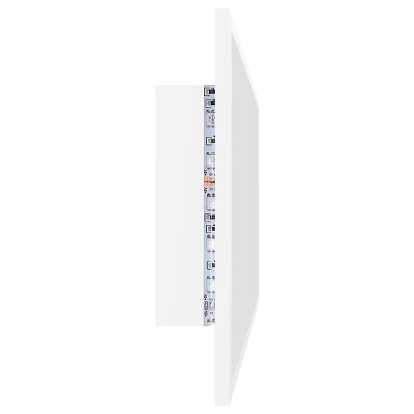 VIDAXL - vidaXL Miroir à LED de salle de bain Blanc 90x8,5x37 cm Acrylique - large