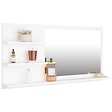 VIDAXL - vidaXL Miroir de salle de bain blanc 90x10,5x45 cm bois d’ingénierie - vignette