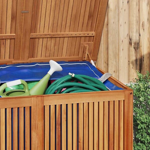 VIDAXL - vidaXL Boîte de rangement de jardin 150x80x75 cm bois massif d'acacia - large