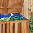 VIDAXL - vidaXL Boîte de rangement de jardin 150x80x75 cm bois massif d'acacia - vignette