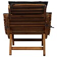 VIDAXL - vidaXL Chaises longues et coussins 2 pcs Gris foncé Bois massif acacia - vignette