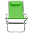 VIDAXL - vidaXL Chaises à bascule lot de 2 Acier Vert - vignette