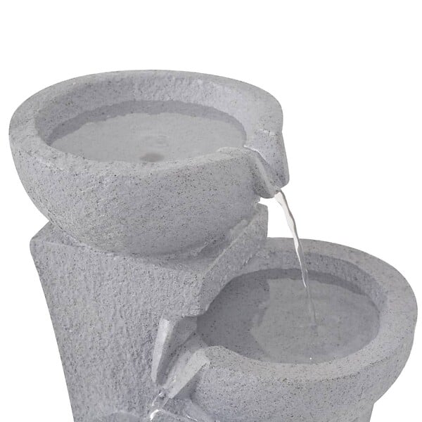 VIDAXL - vidaXL Fontaine d'intérieur avec lampe LED Polyrésine - large