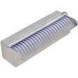 VIDAXL - vidaXL Fontaine rectangulaire de piscine avec LED Inox 30 cm - vignette