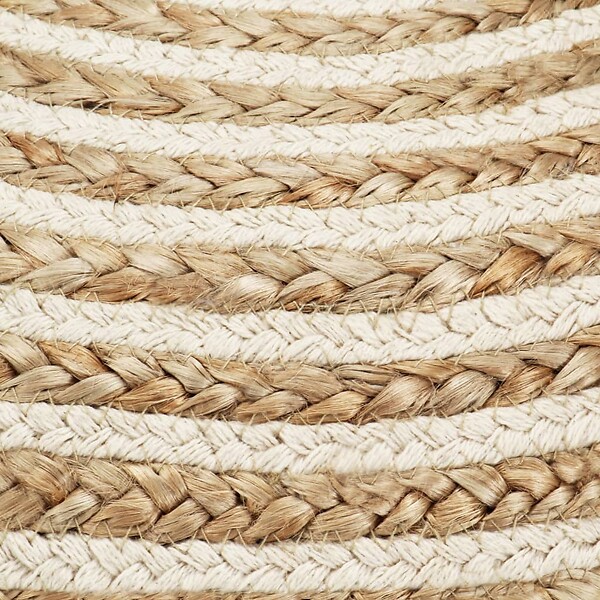 VIDAXL - vidaXL Pouf fait à la main 45x30 cm Jute - large