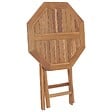 VIDAXL - vidaXL Table pliable de jardin 60x60x75 cm Bois de teck solide - vignette