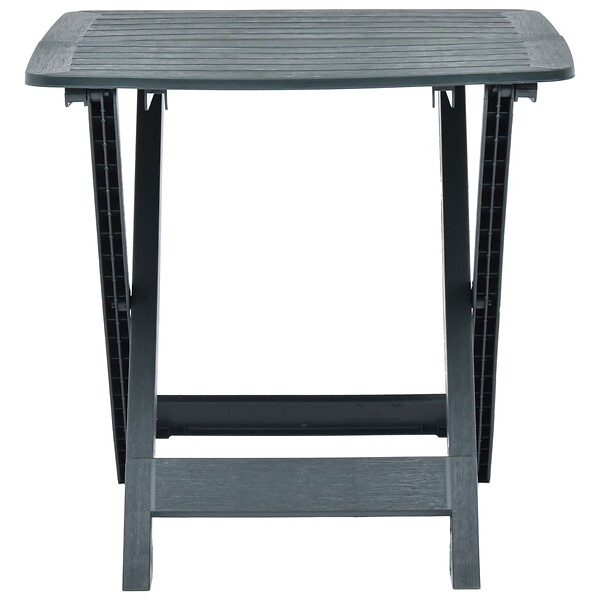 VIDAXL - vidaXL Table pliable de jardin Vert 79x72x70 cm Plastique - large