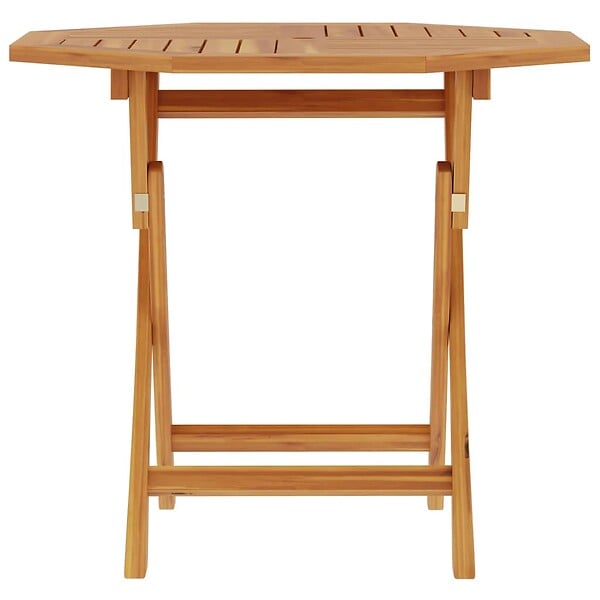VIDAXL - vidaXL Table pliable de jardin 85x85x76 cm Bois de teck solide - large