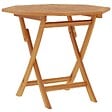 VIDAXL - vidaXL Table pliable de jardin 85x85x76 cm Bois de teck solide - vignette