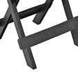 VIDAXL - vidaXL Table pliable de jardin anthracite 45x43x50 cm plastique - vignette