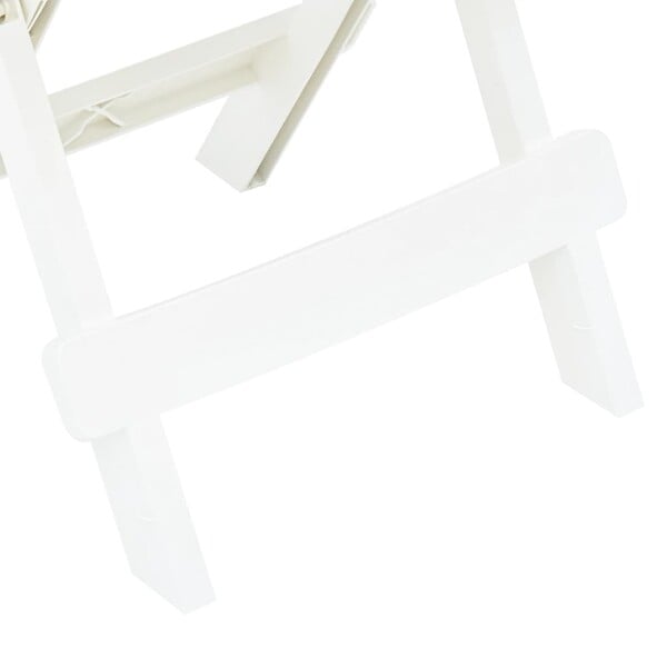 VIDAXL - vidaXL Table pliable de jardin blanc 45x43x50 cm plastique - large